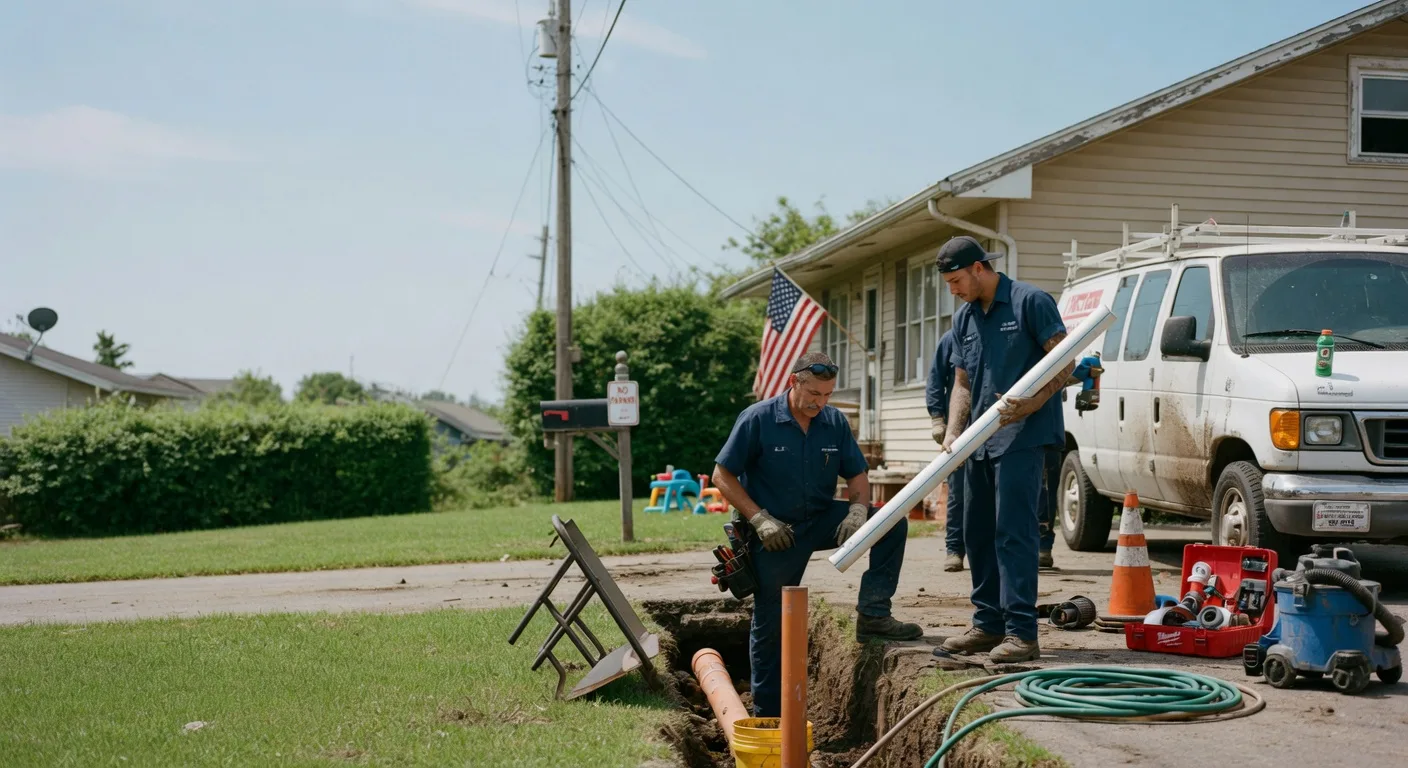Sewer Line Inspection in Stockdale, TX